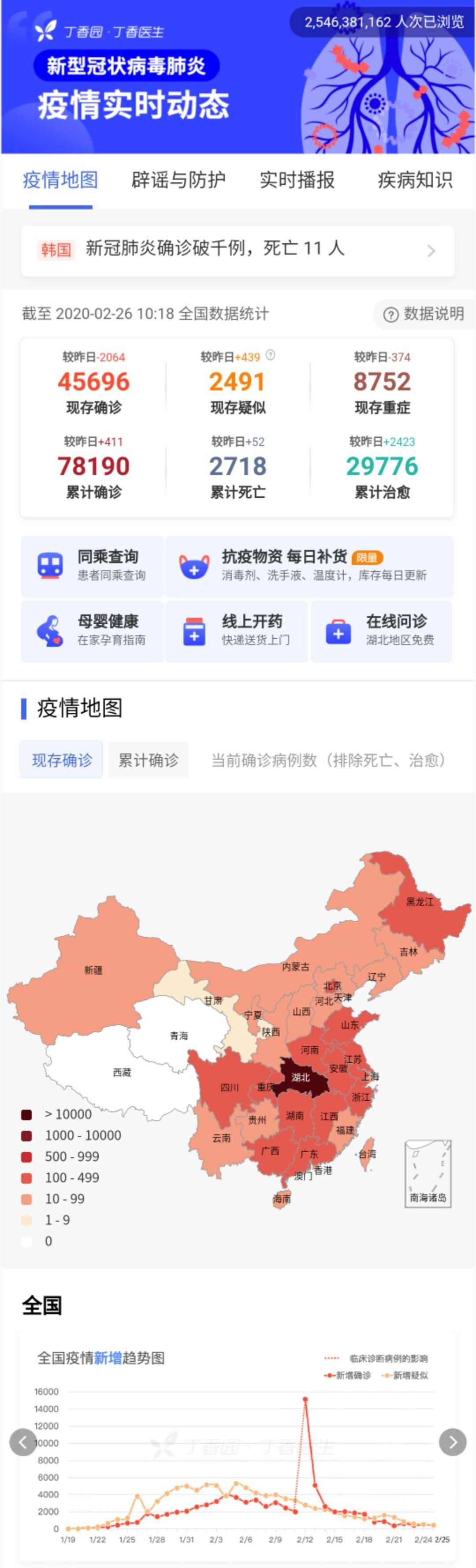 最新型肺炎疫情公告